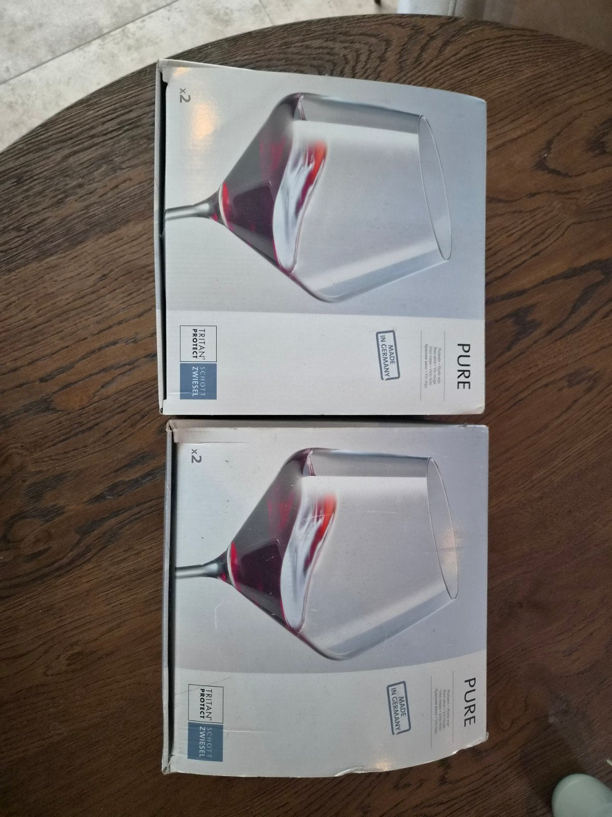 Schott Zwiesel Pure Bordeaux wijnglazen - 2 stuks, Nieuw, Ophalen of Verzenden, Overige merken, Glas
