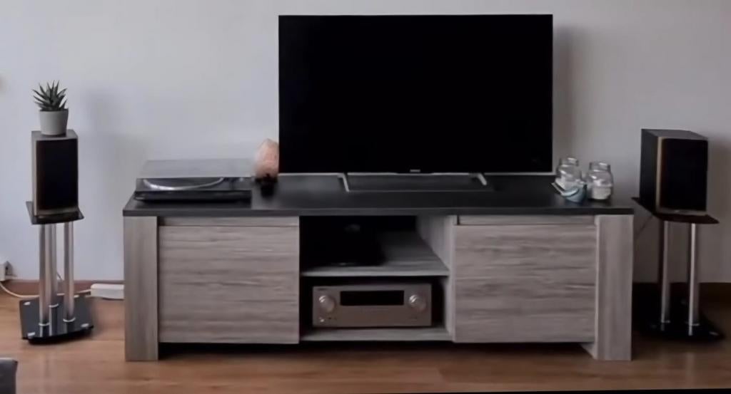 Tv meubel, Ophalen, 150 tot 200 cm, Zo goed als nieuw, Minder dan 100 cm