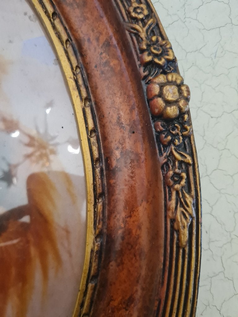 vintge bewerkte lijst, Kunststof, Schilderijlijst, Belle Vieille Brocante, Ophalen of Verzenden