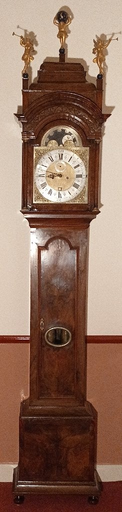 Amsterdams staand horloge 1725 Thomas Loor, Ophalen of Verzenden