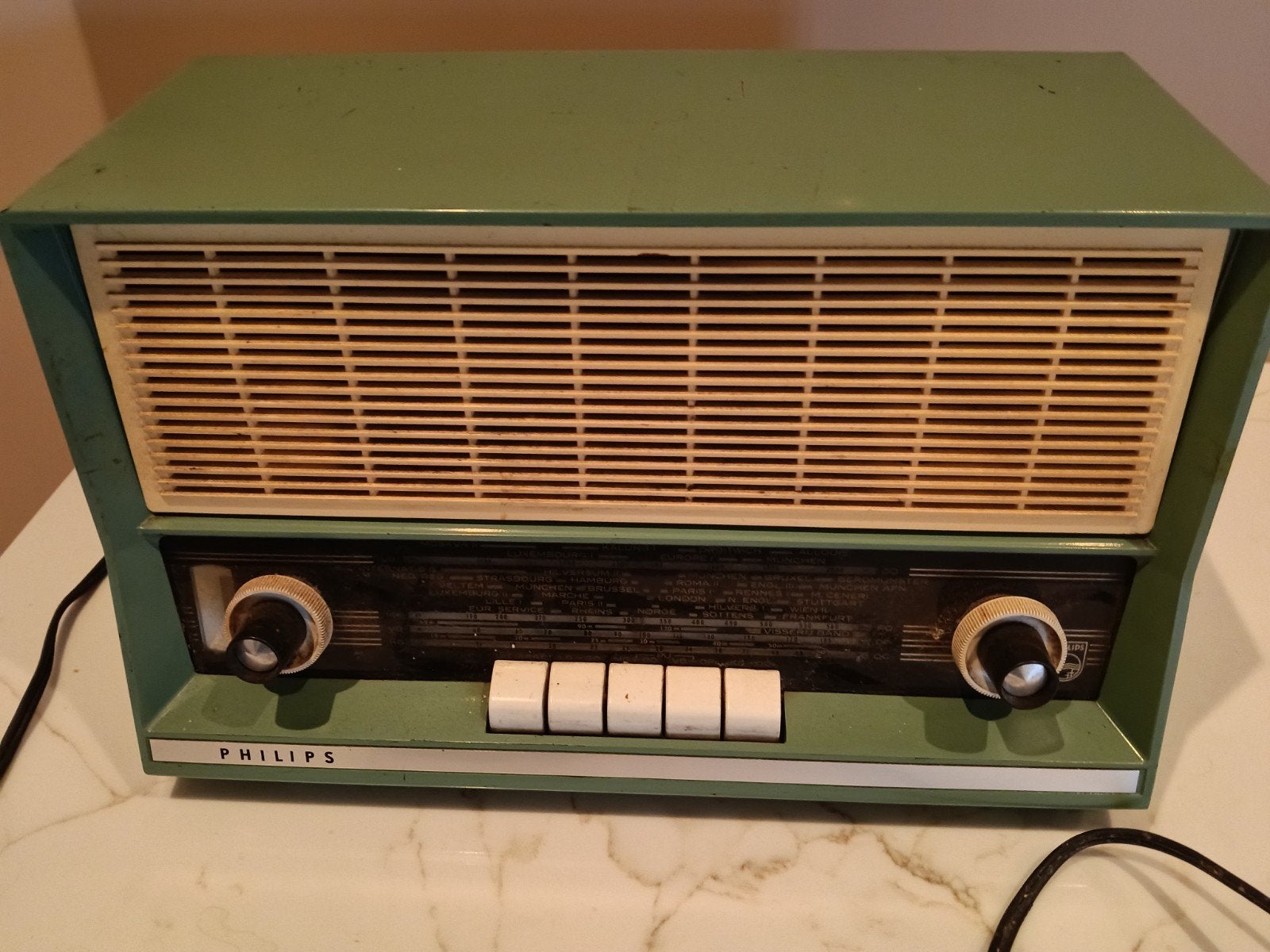 Vintage Philips radio. jaren 60., Ophalen