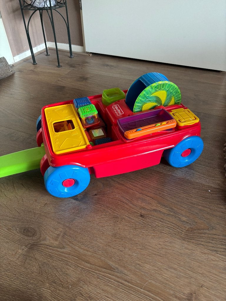 blokkenwagen, Ophalen of Verzenden, Zo goed als nieuw, Jongen of Meisje