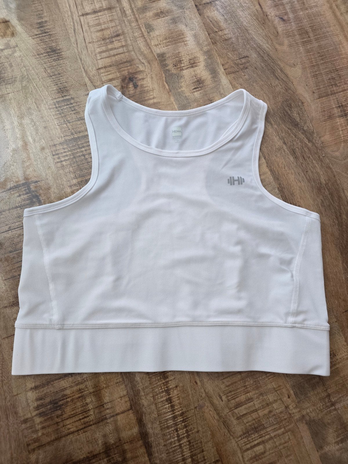 Hema sport bh maat XL, zo goed als nieuw, Hema, Ophalen of Verzenden, Zo goed als nieuw, Wit
