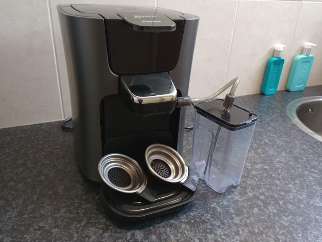 Senseo latte duo, Ophalen of Verzenden, Gebruikt, Koffiemachine