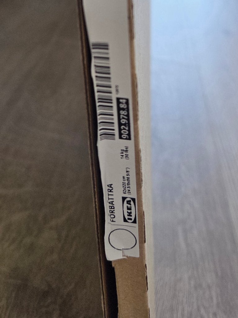 Bedekkingspaneel Ikea Forbattra, Ophalen, Nieuw, Overige materialen