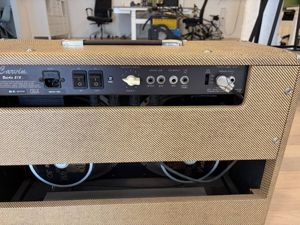 Carvin BelAir 212 50 Watt, Muziek en Instrumenten, Ophalen, Gebruikt, Gitaar, 50 tot 100 watt