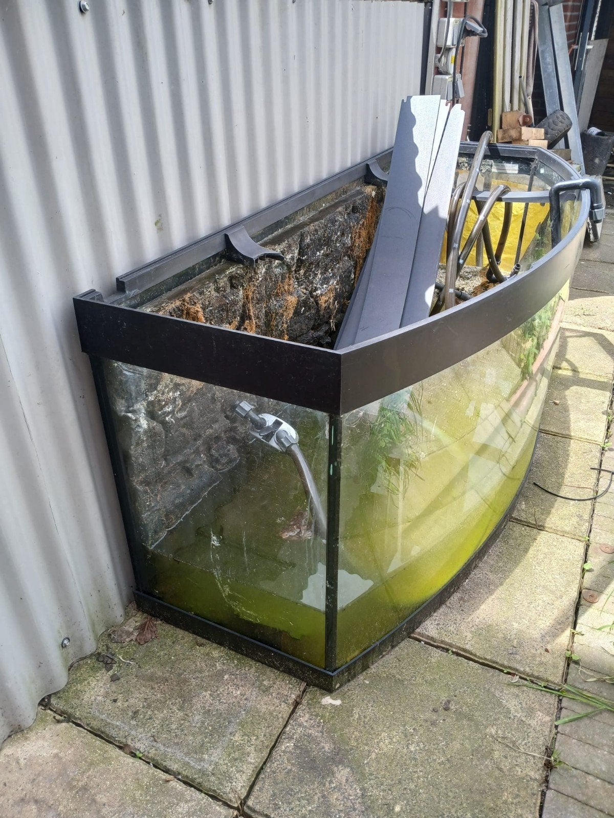 Te koop groot aquarium, Dieren en Toebehoren, Ophalen, Gebruikt, Leeg aquarium