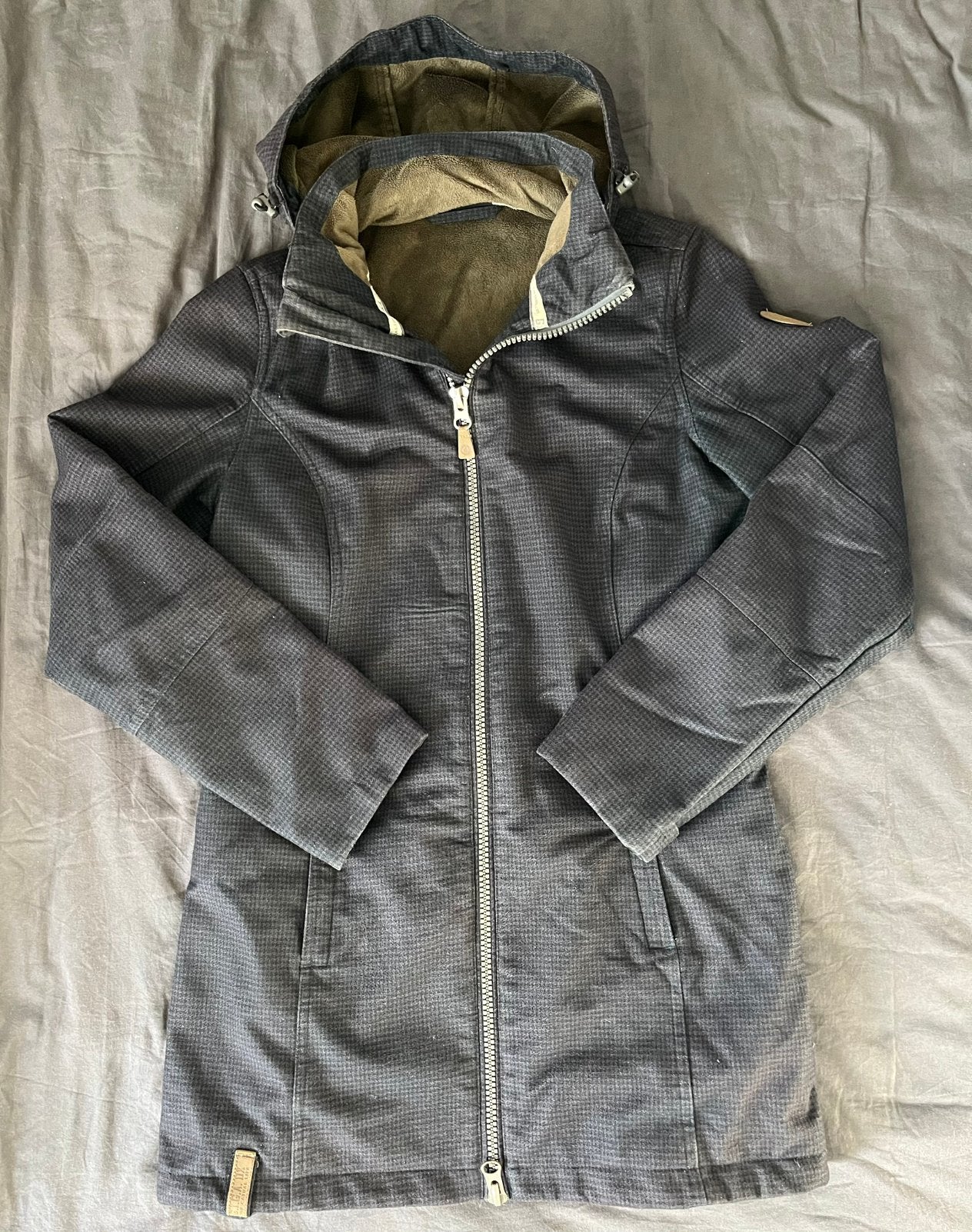 Killtec softshell parka 36 teddyvoering waterdicht winterjas, Kleding | Dames, Ophalen of Verzenden, Zo goed als nieuw, Maat 36 (S)