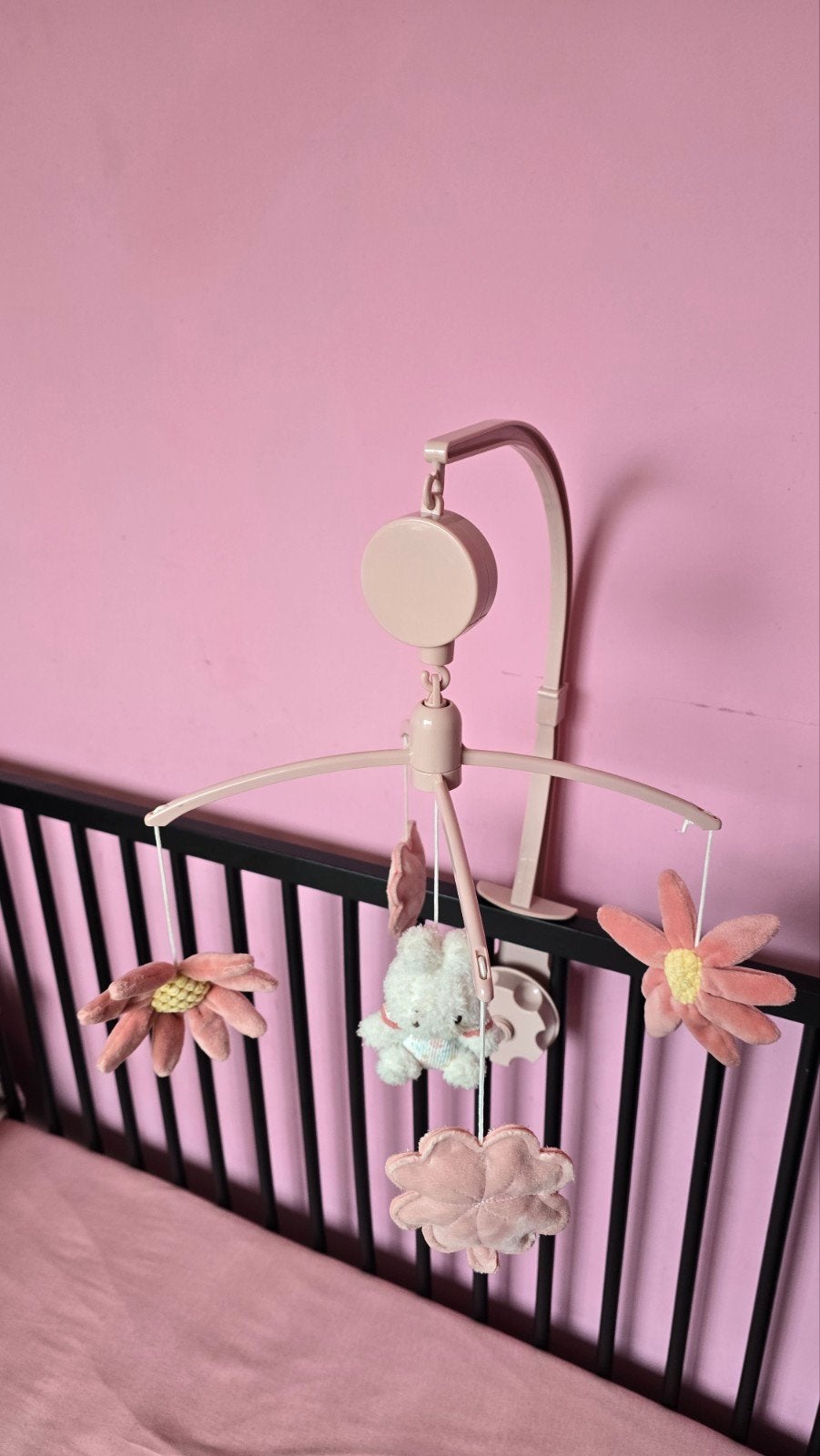 Roze baby mobiel little dutch x nijntje, Kinderen en Baby's, Ophalen, Gebruikt, Mobiel, Met geluid