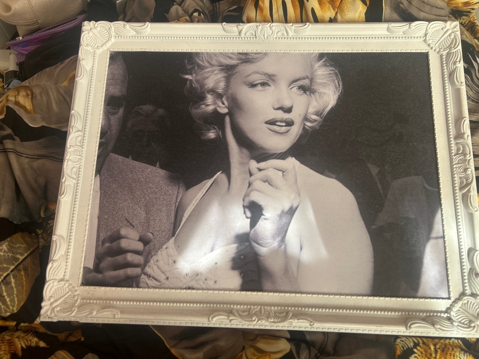 Marilyn Monroe foto in sierlijke lijst, Huis en Inrichting, Woonaccessoires | Schilderijen, Tekeningen en Foto's, Minder dan 50 cm
