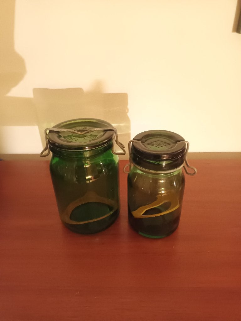 2x BULACH weckpot/fles VINTAGE en gaaf!, Antiek en Kunst, Ophalen of Verzenden