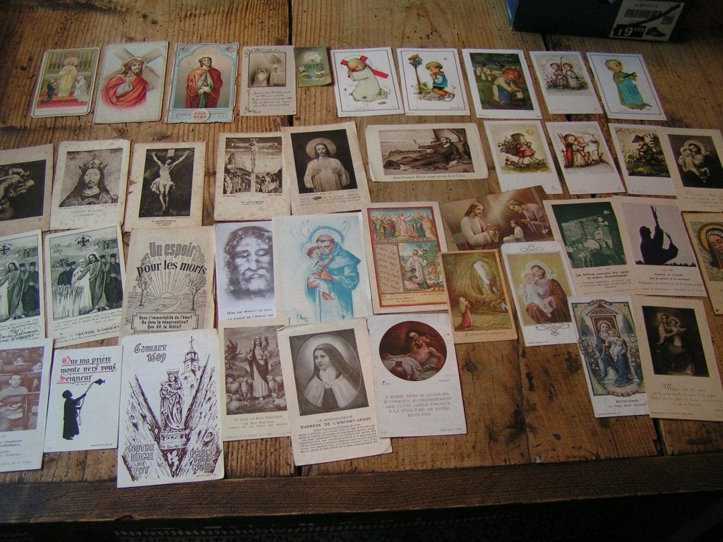 40 bidprentjes nr PP 1113, Verzenden