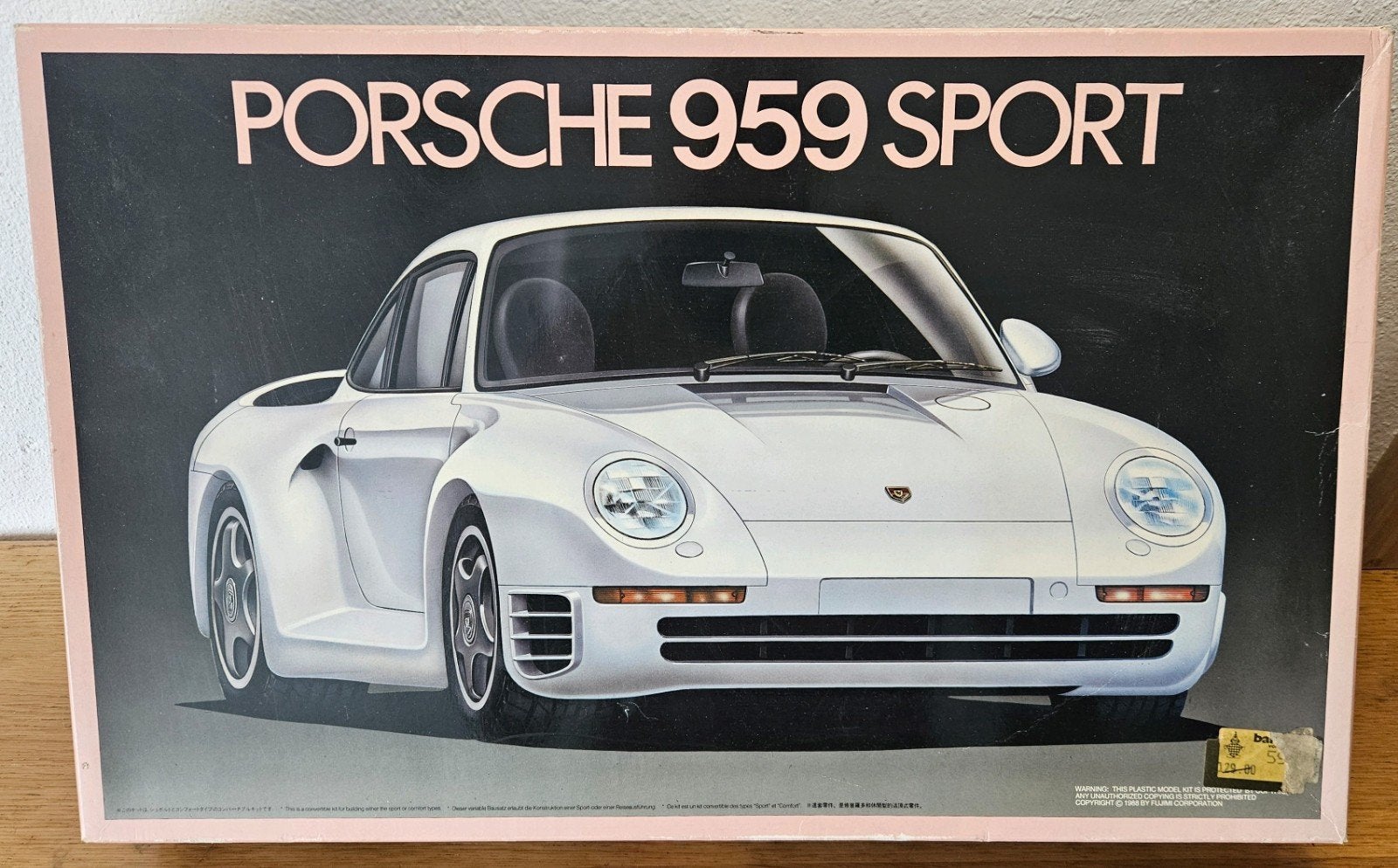 Porsche 959 sport 1/16 Fujimi, Ophalen of Verzenden