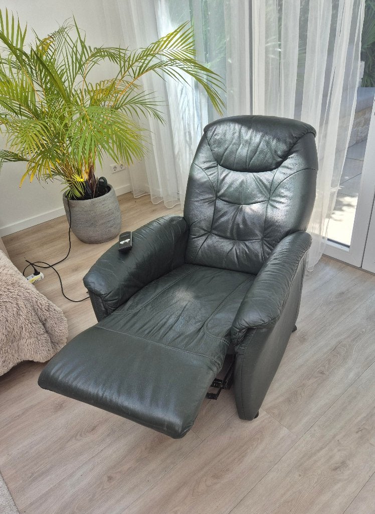 Himolla - Sta op Stoel -  Relax Fauteuil - Leer, Ophalen, Minder dan 75 cm, Leer, 50 tot 75 cm