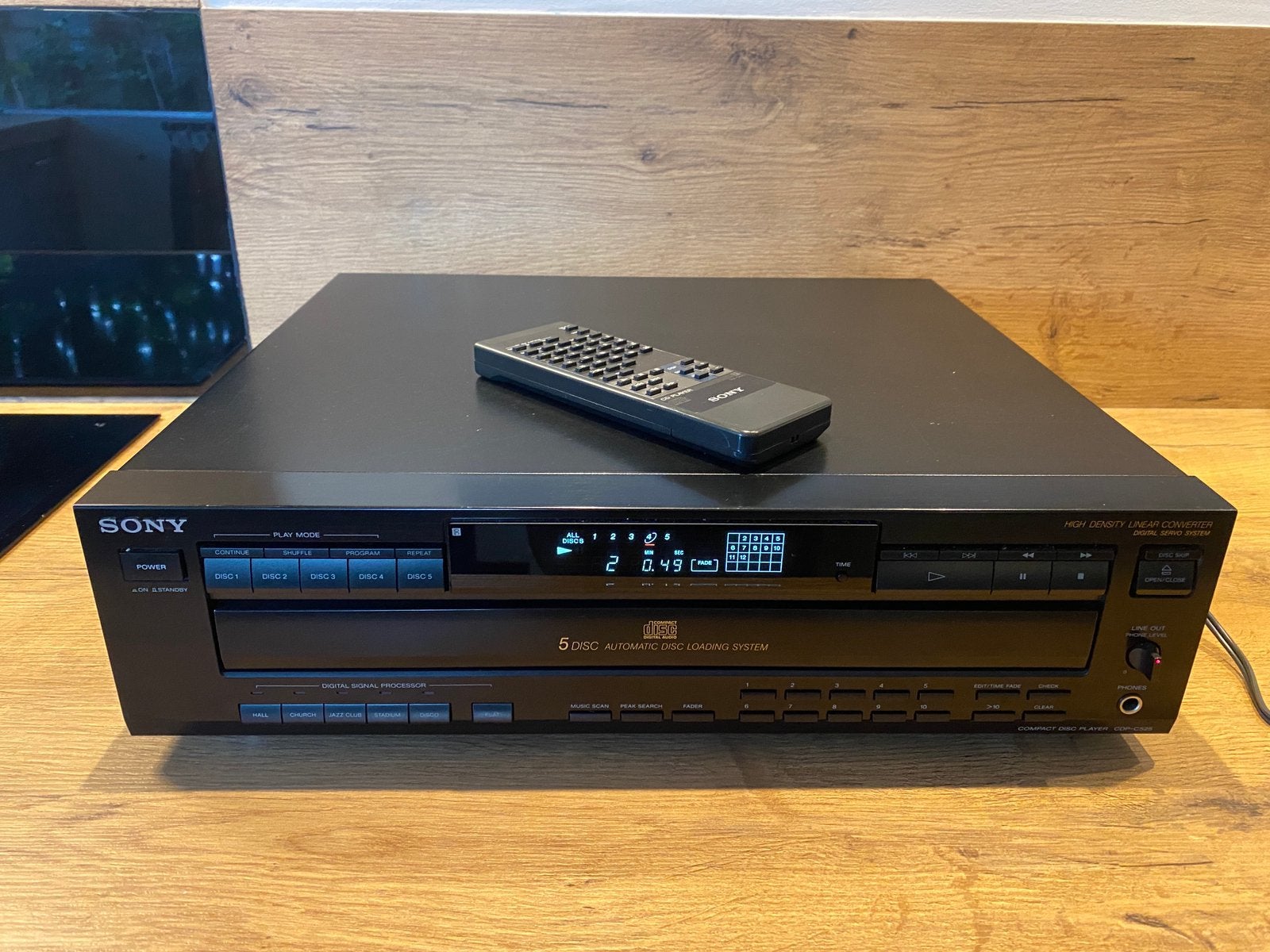 5 cd wisselaar Sony CDP-C525 in perfecte staat, Audio, Tv en Foto, Cd-spelers, Ophalen, Zo goed als nieuw, Sony, Wisselaar
