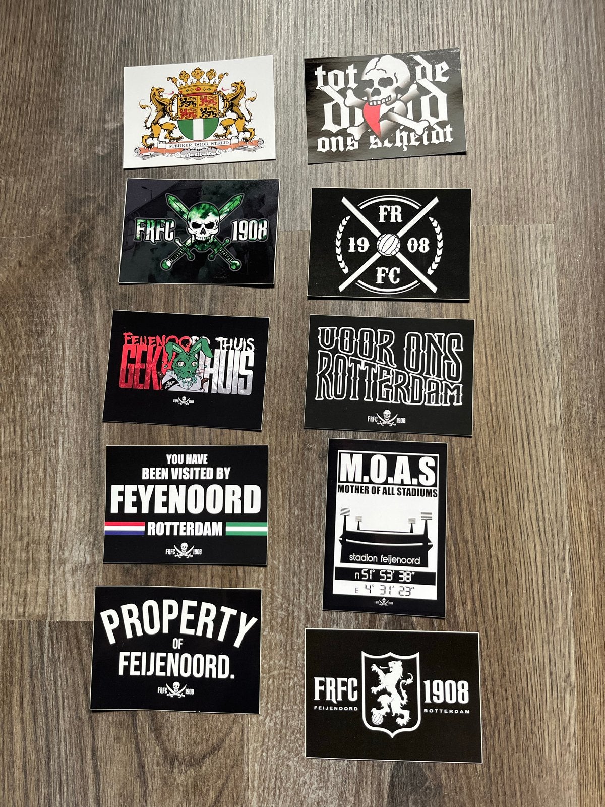 Feyenoord Stickers - Diverse Ontwerpen, Ophalen of Verzenden, Nieuw, Sport