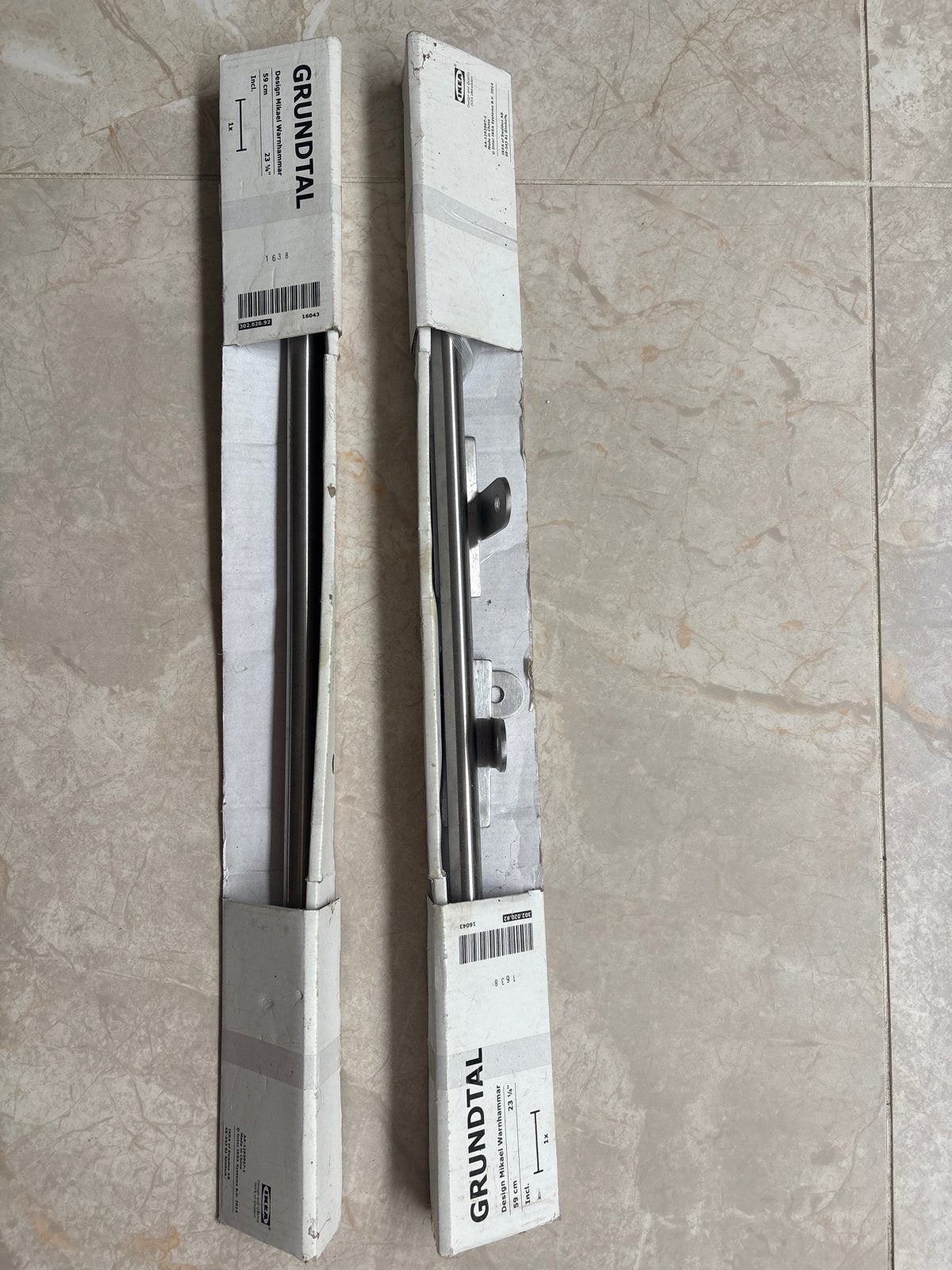 IKEA GRUNDTAL Keukenrek 59 cm - Roestvrij staal, Huis en Inrichting, Keuken | Keukenbenodigdheden, Overige typen, IKEA, Ophalen of Verzenden