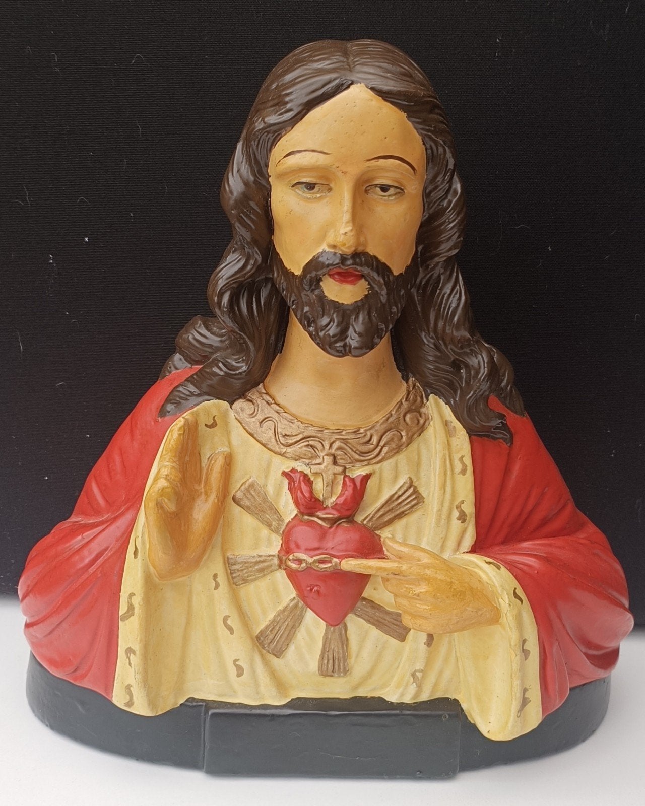 Jezus buste beeld religie, Ophalen of Verzenden, Zo goed als nieuw, Beeld(je)