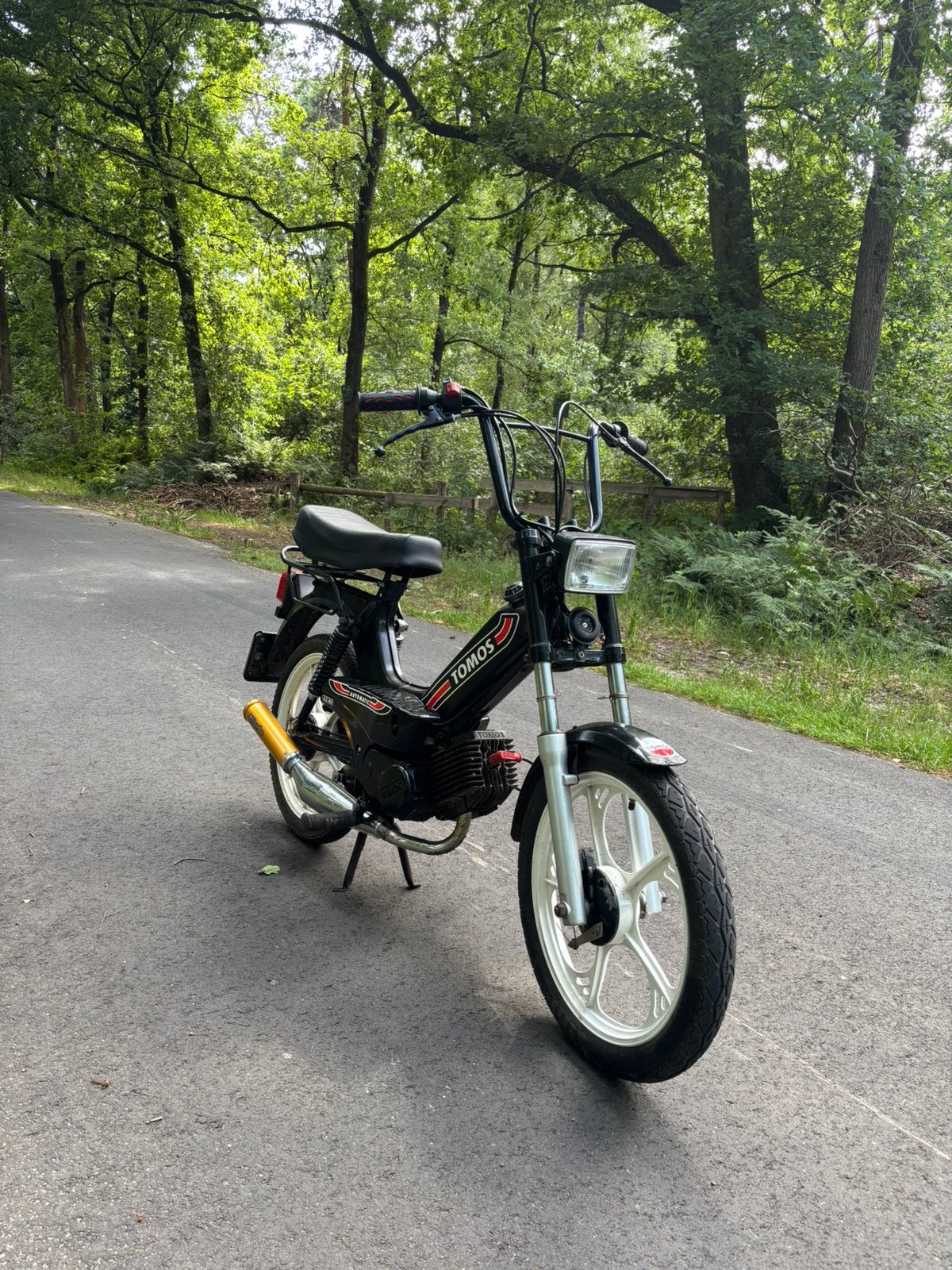Tomos blauw kenteken, Ophalen, Zo goed als nieuw, Maximaal 45 km/u, Standard