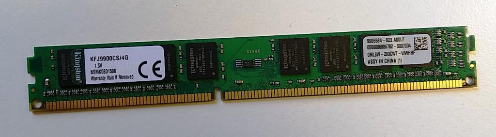 Kingston RAM DDR3 KFJ9900CS/4G, Gebruikt, DDR3, Ophalen of Verzenden, Desktop