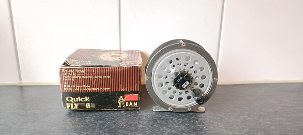 Dam vliegvis reel, Watersport en Boten, Ophalen of Verzenden, Gebruikt, Molen