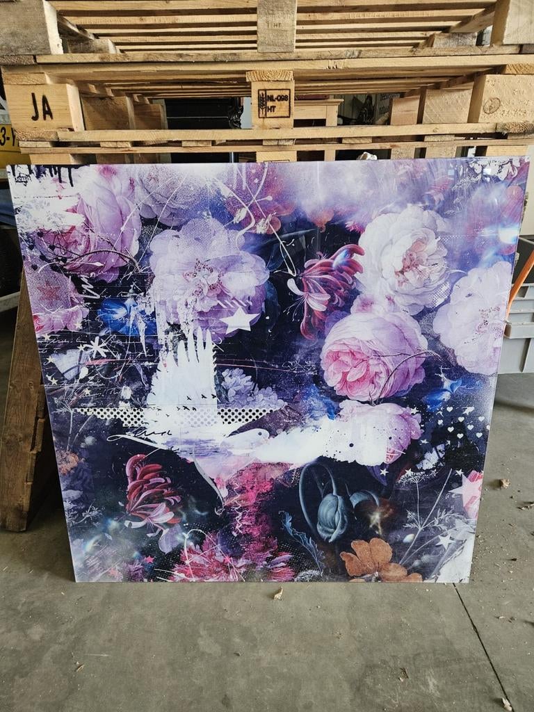 Cobra Art Teis Albert - Limited Edition Plexiglas 120x120 cm, Ophalen