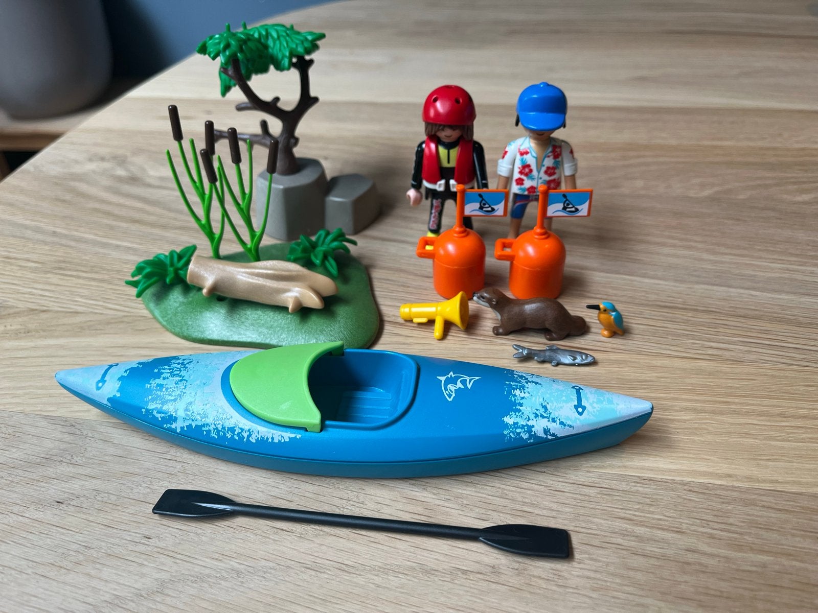 Playmobil 70035 Kano met avonturiers (compleet), Kinderen en Baby's, Gebruikt, Complete set, Ophalen of Verzenden, Boot/Schip