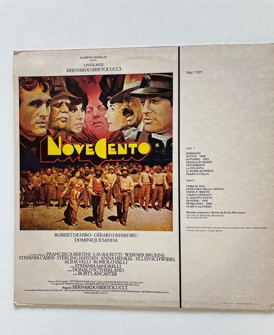 Ennio Morricone - Novecento (1976) Soundtrack LP, Cd's en Dvd's, Originele persing, Ophalen of Verzenden, Gebruikt, 12 inch