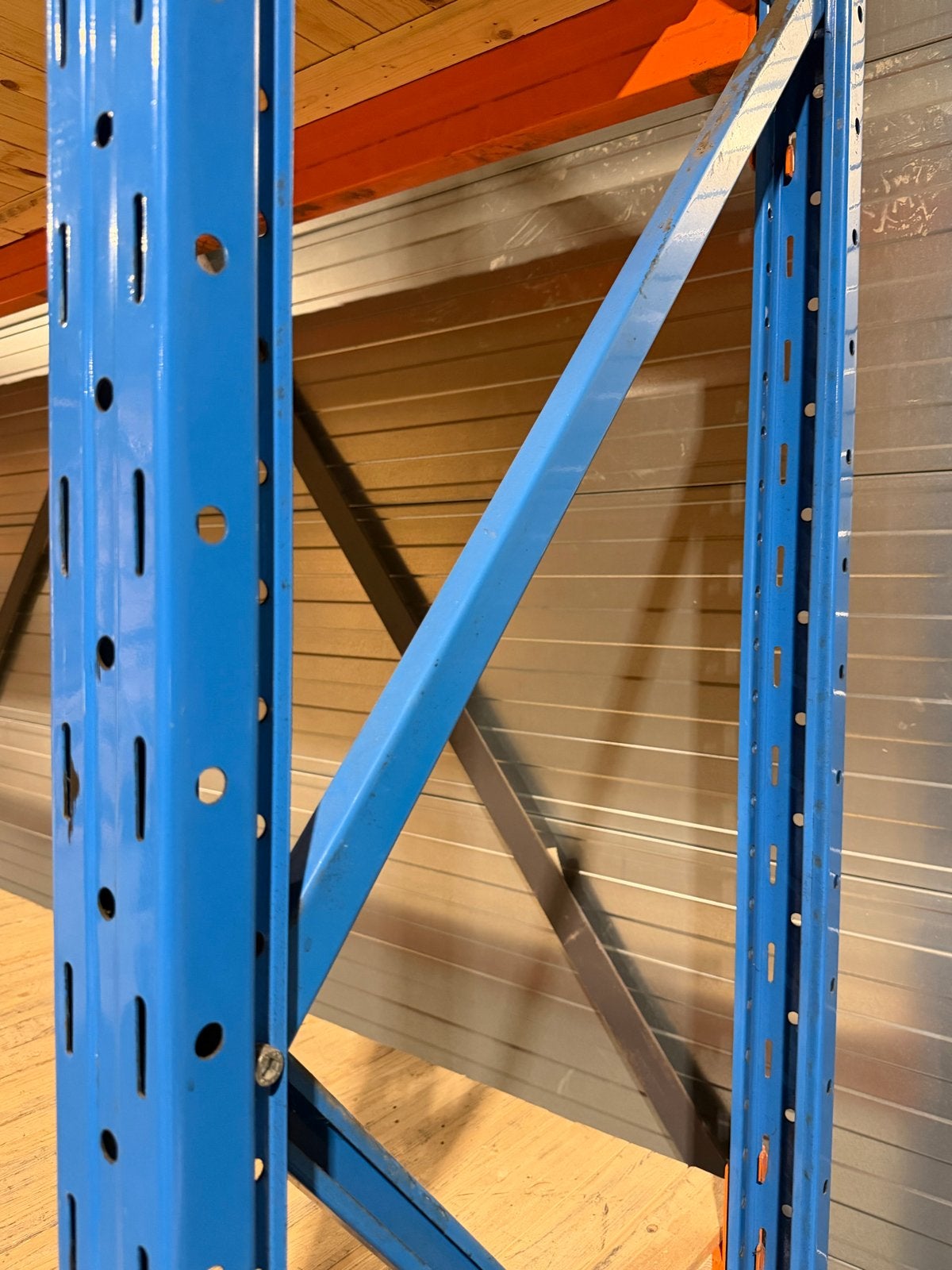 Professionele magazijnstelling 90 meter, 4m breed, 5m hoog, Ophalen of Verzenden
