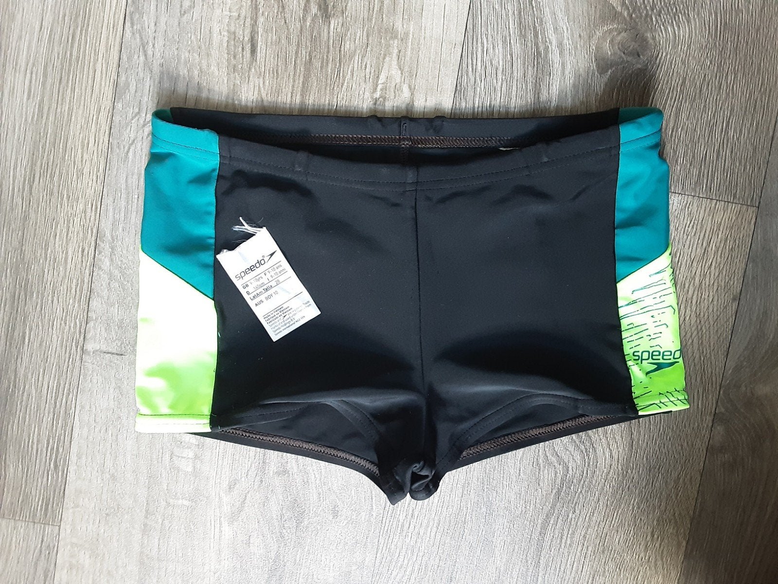 Speedo zwembroek - Zwart, geel, blauw jongen mt 140 jongen, Ophalen of Verzenden, Nieuw, Jongen, Zwembroek
