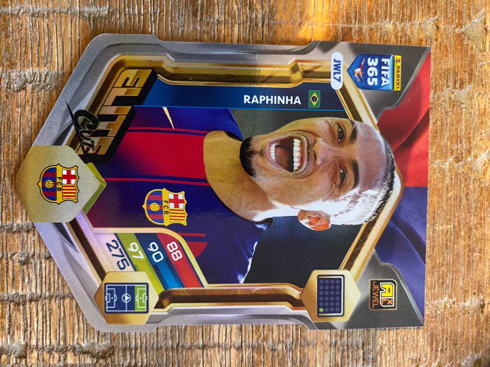 Panini 2026 JWL Raphinha, Verzenden, Zo goed als nieuw, Plaatje