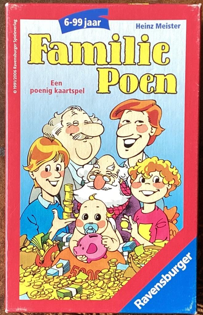 Ravensburger Familie Poen vanaf 6 jaar, Hobby en Vrije tijd, Gezelschapsspellen | Kaartspellen, Ophalen of Verzenden, Zo goed als nieuw
