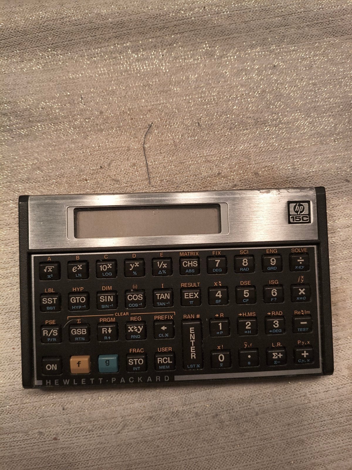 Hewlett Packard HP15C, Verzenden, Zo goed als nieuw, Sigarenbandjes