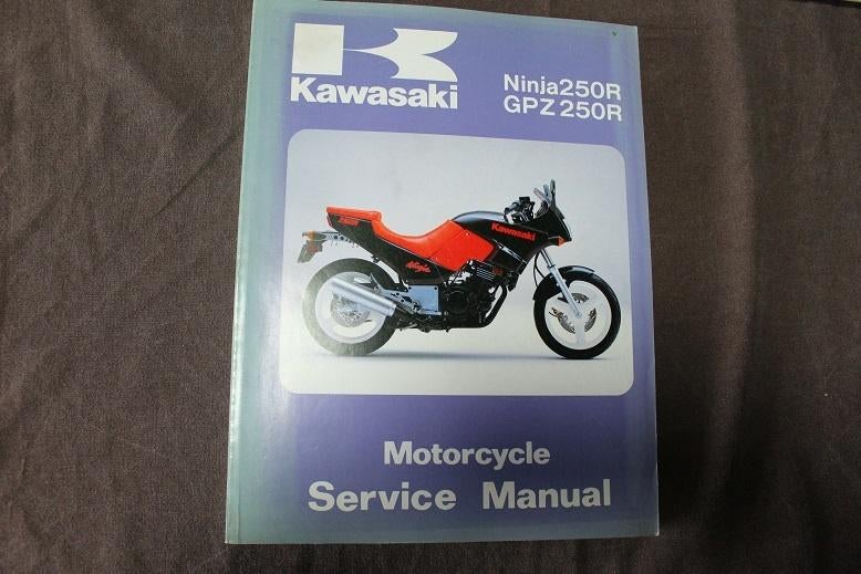 Kawasaki NInja 250R GPz250r 1986 /87  service manual EX250, Motoren, Ophalen of Verzenden, Kawasaki