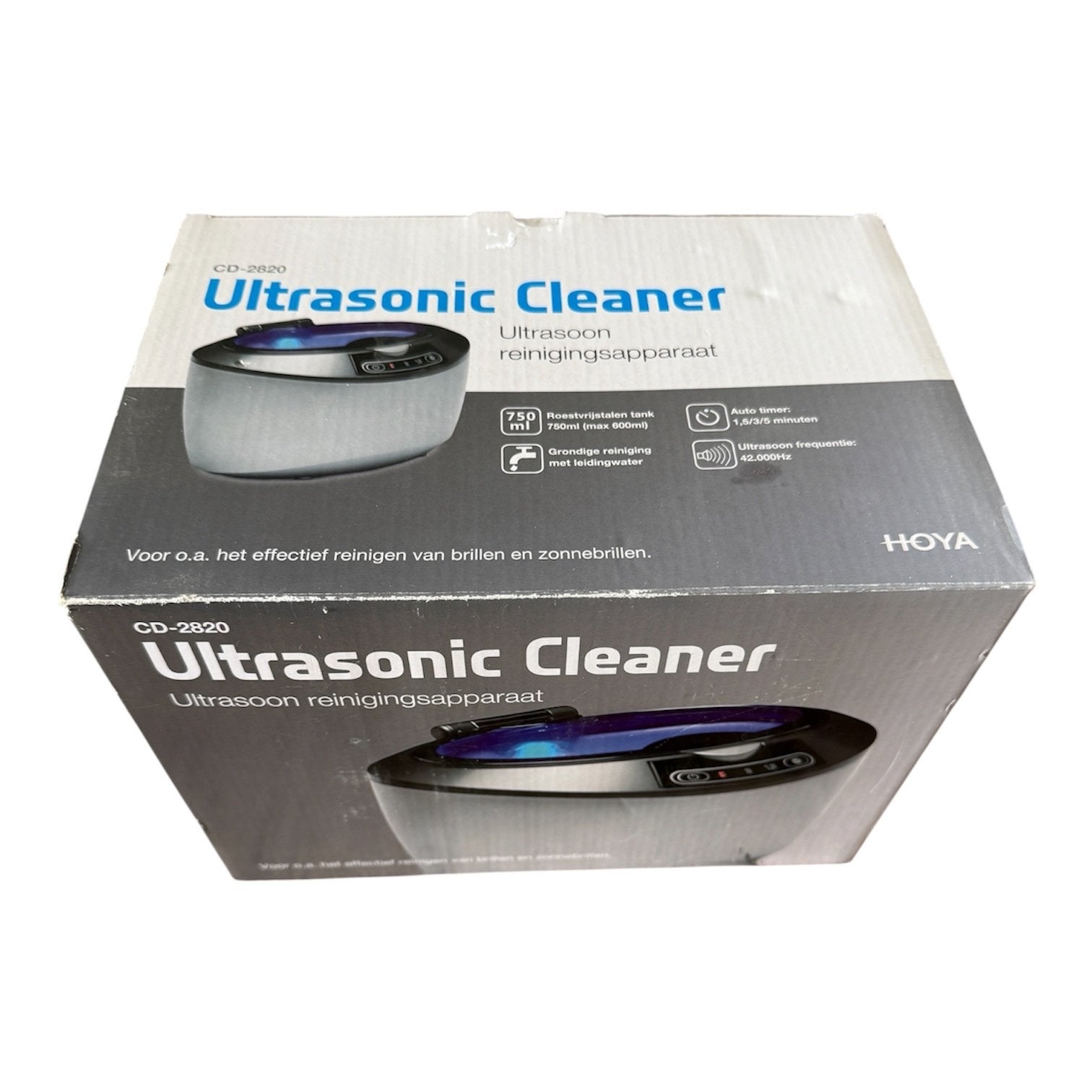 Nieuwe Ultrasoon Reiniger - Hoya CD-2820, Doe-het-zelf en Verbouw, Reinigingsmachines, Ophalen of Verzenden, Nieuw