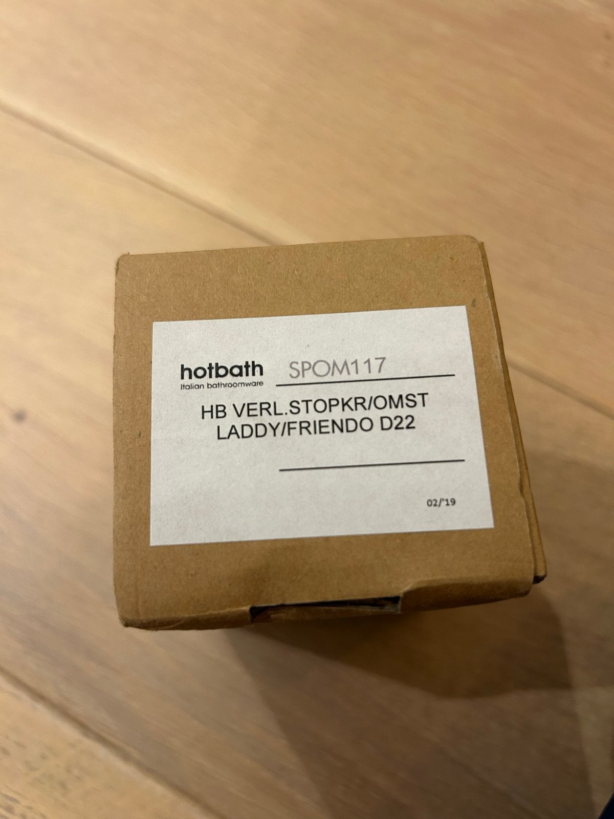 Hotbath verlengde stopkraan/omstel Laddy/Friendo D22, Ophalen, Nieuw, Overige merken, Overige typen