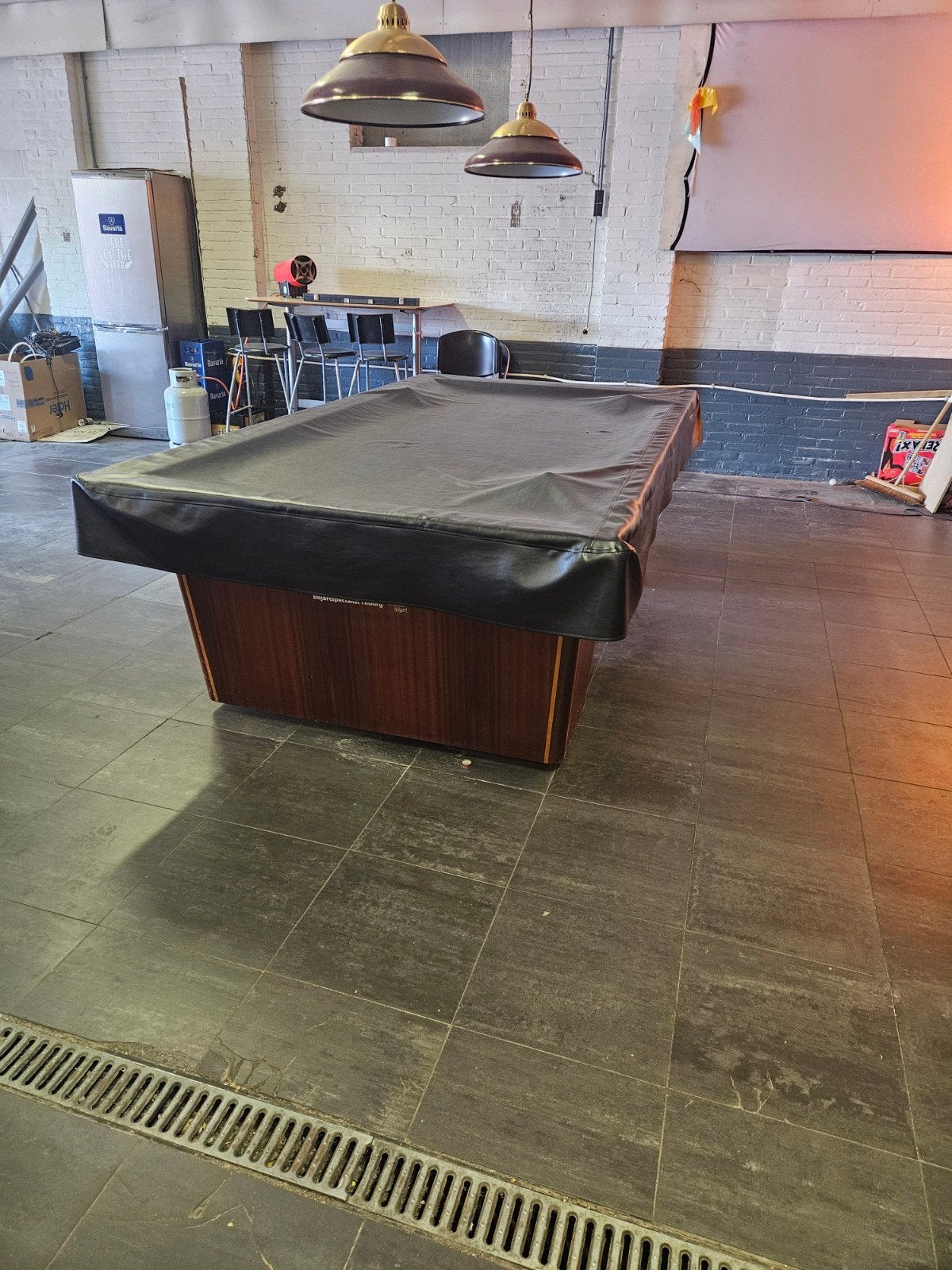 Complete Biljarttafel met accessoires, Ophalen