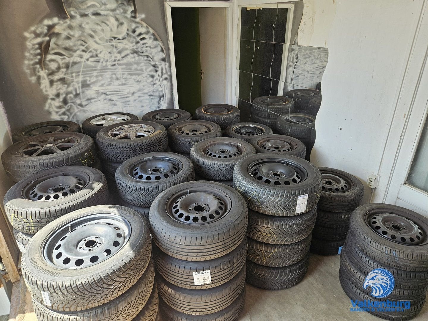 Partij velgen met band 18 sets 14 15 16 inch VAG Citroen Toy, Ophalen, Gebruikt, -, -