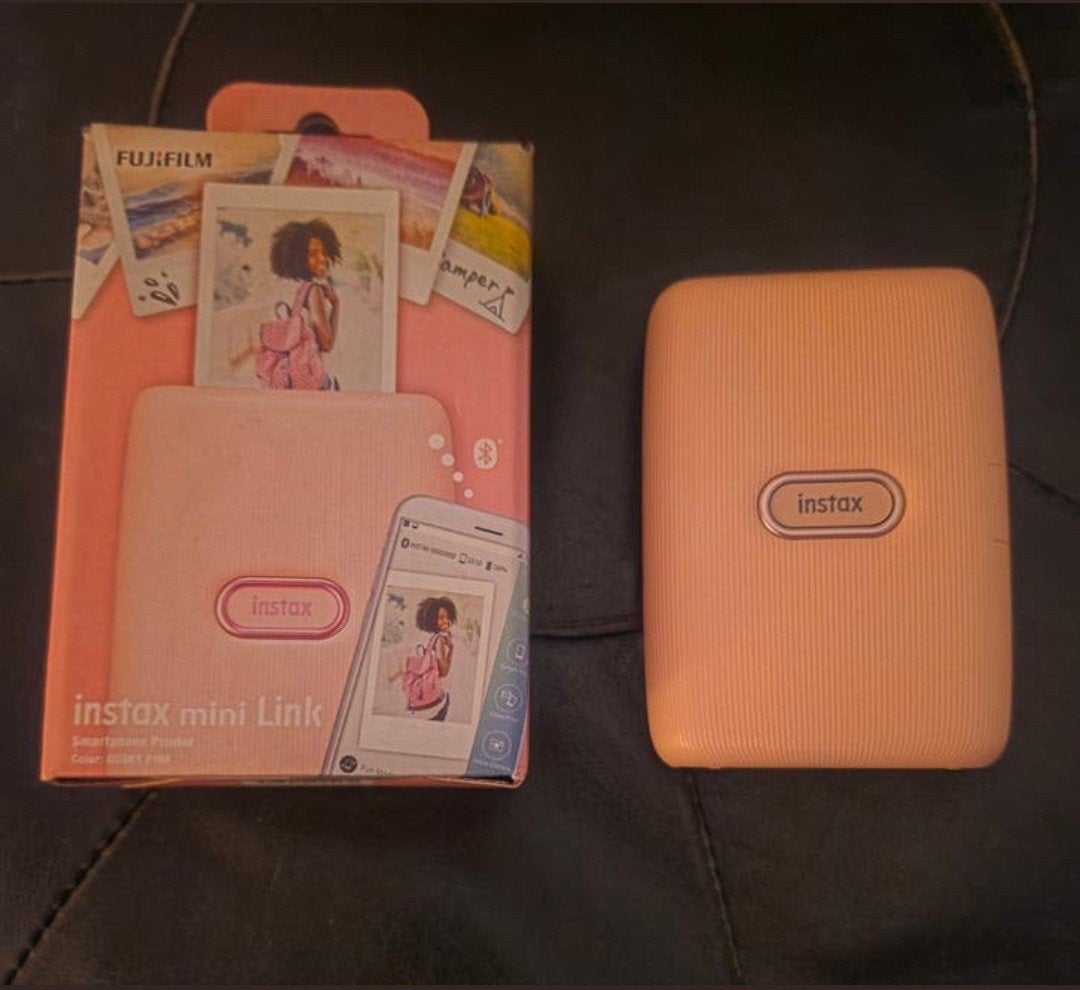Instax Mini Link Smartphoneprinter Roze te koop, Computers en Software, Pocketprinters, Ophalen of Verzenden, Zo goed als nieuw