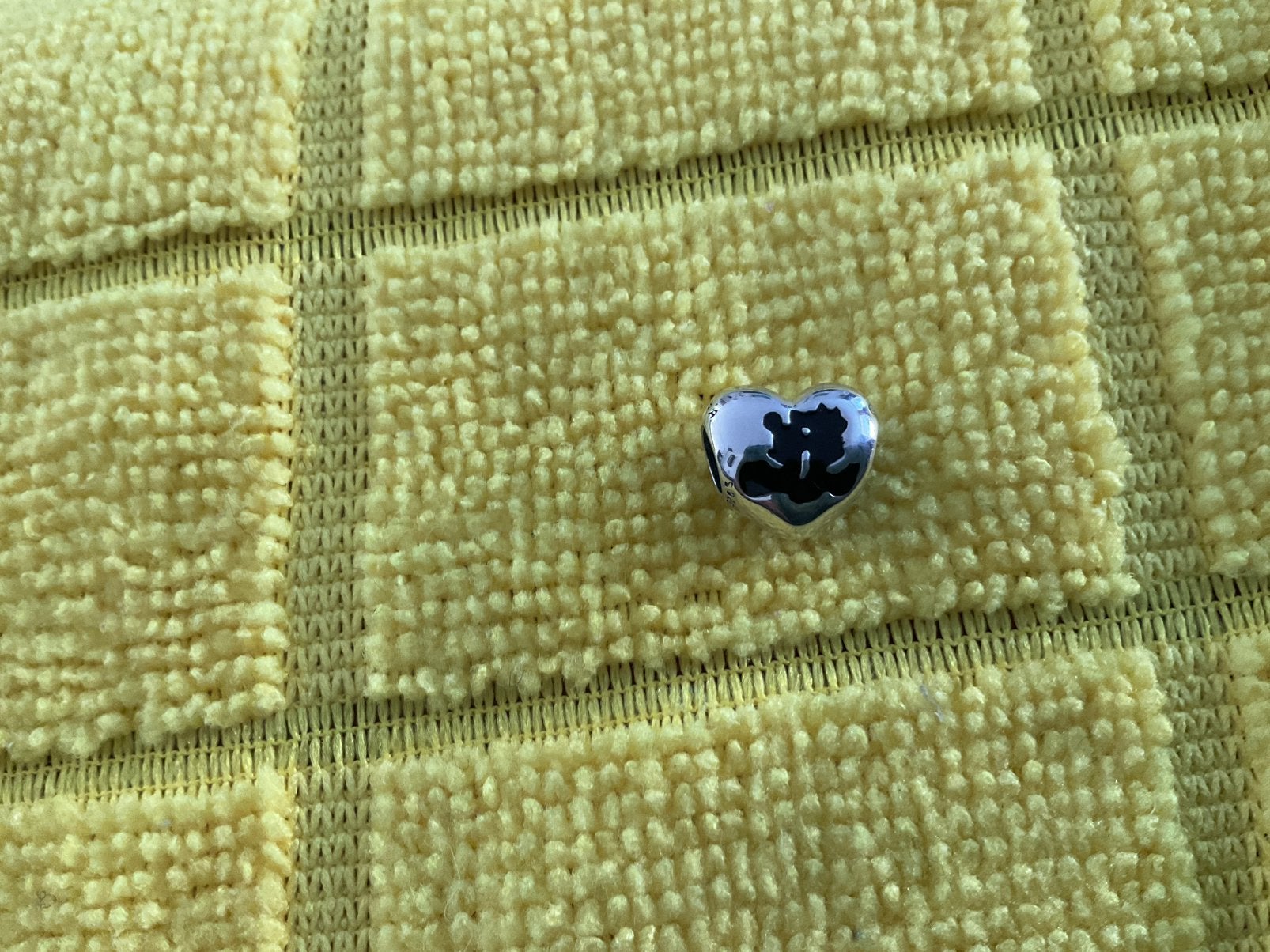 Pandora Disney bedel Hartje Micky en Minnie Muis, Verzenden, Nieuw, Zilver, Pandora