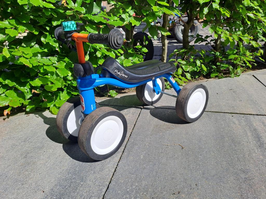 Puky Pukylino loopfiets blauw, Kinderen en Baby's, Speelgoed | Buiten | Voertuigen en Loopfietsen, Gebruikt, Loopfiets, Ophalen