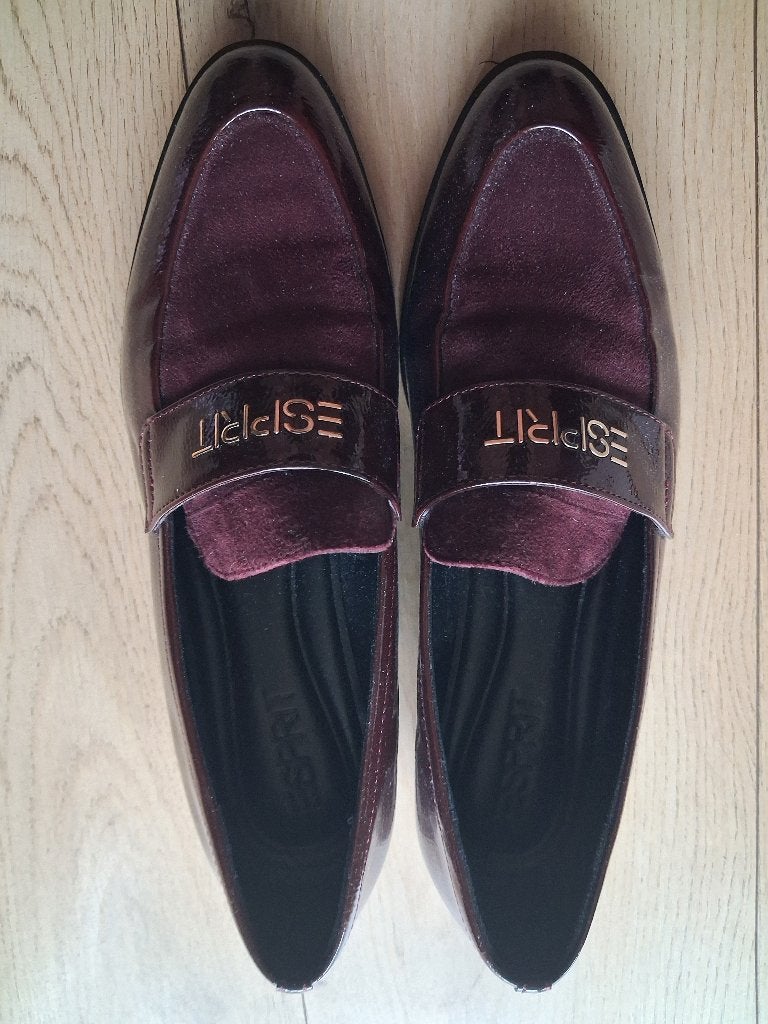 Esprit instapschoenen/loafers/schoenen maat 41 als nieuw, Instappers, Ophalen of Verzenden, Zo goed als nieuw, Rood