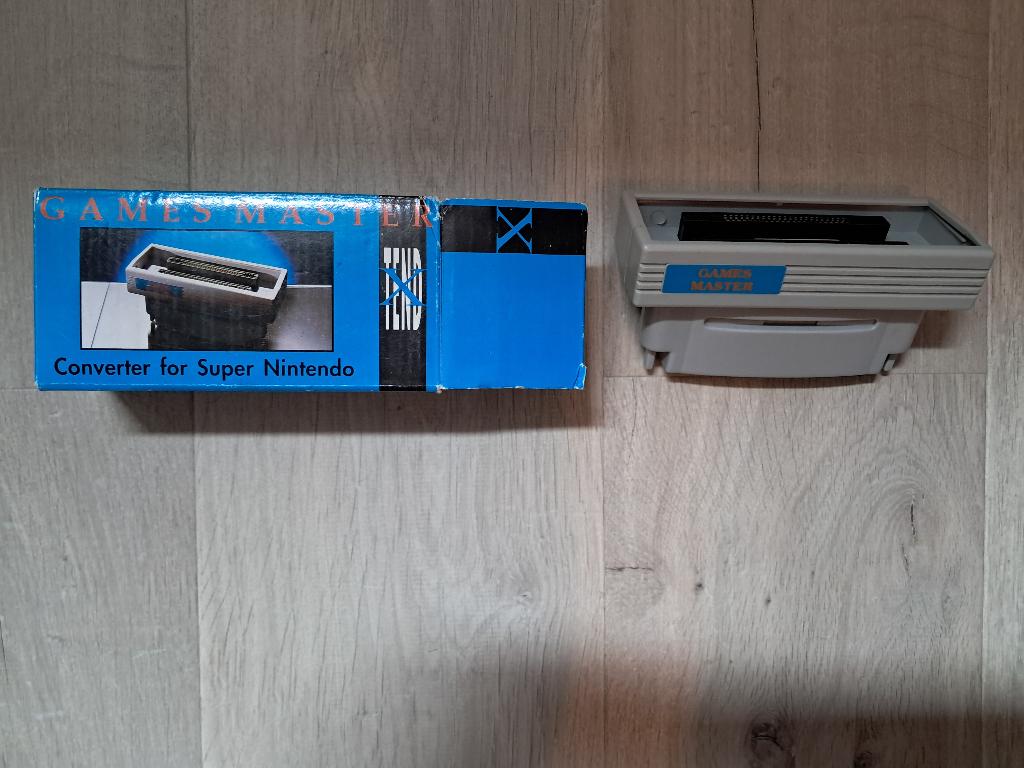 Games Master zeldzame converter voor Super Nintendo (SNES), Overige genres, 1 speler, Ophalen of Verzenden, Zo goed als nieuw
