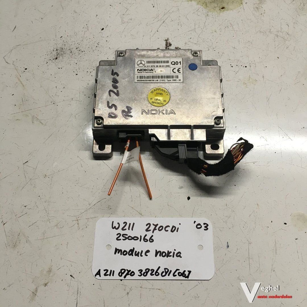 Mercedes W211 270 CDI sedan 2003 2500166  Module Nokia A 211, Gebruikt, -, -, Ophalen of Verzenden
