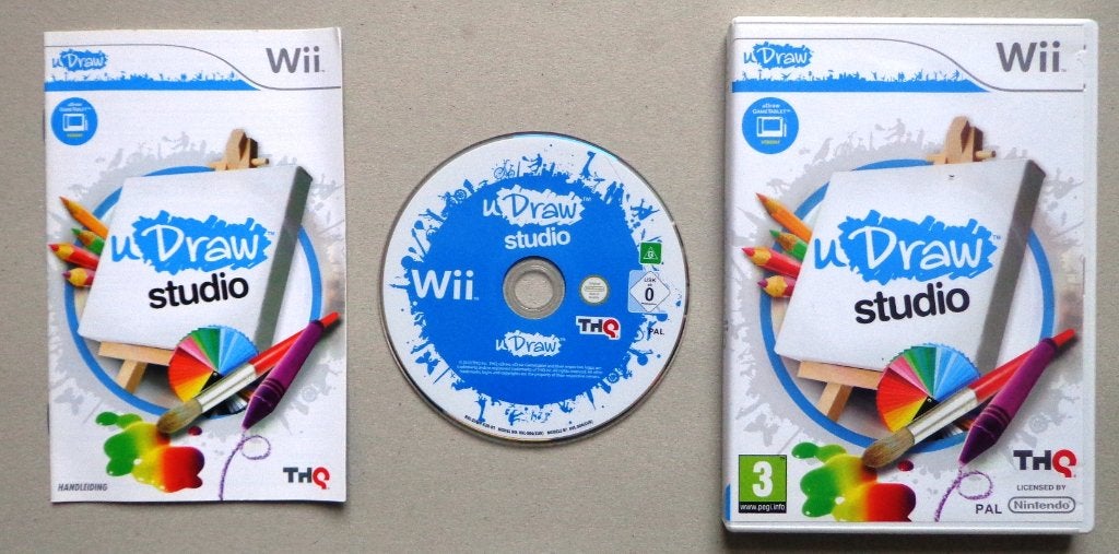 U Draw Studio voor de Nintendo Wii Compleet, Spelcomputers en Games, Games | Nintendo Wii, Puzzel en Educatief, 1 speler, Ophalen of Verzenden