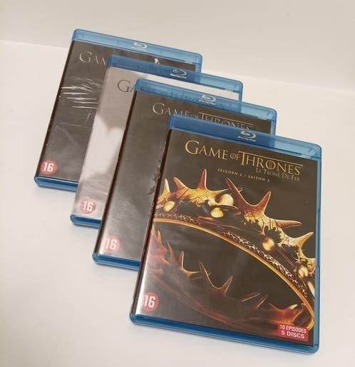 Game of Thrones seizoen 1 tm 4, Science Fiction en Fantasy, Ophalen of Verzenden, Zo goed als nieuw, Blu-ray