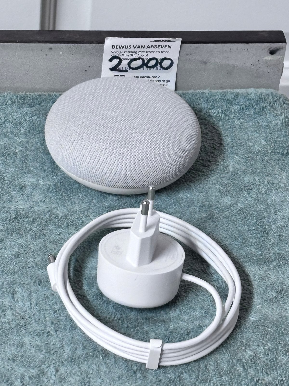 Google Nest Mini gen2 - Slimme speaker, Slimme speaker, Google, Inclusief oplader, Ophalen of Verzenden