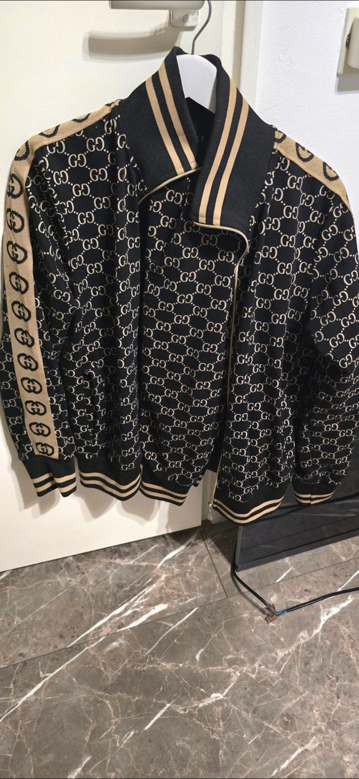 Gucci Monogram Trainingspak - Maat M, Maat 48/50 (M), Zwart, Ophalen of Verzenden, Zo goed als nieuw