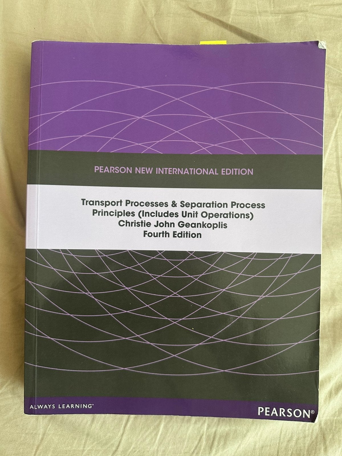 Transport Processes & Separation Principles – Geankoplis 4th, Boeken, Ophalen, Beta, Zo goed als nieuw, HBO
