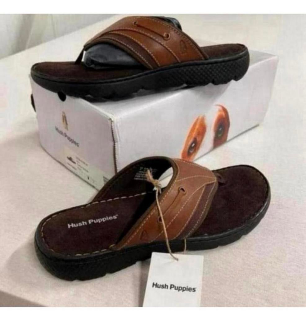 Hush Puppies Connor Heren Lederen NIEUW bruine sandalen 41, Sandalen, Bruin, Nieuw, Ophalen of Verzenden